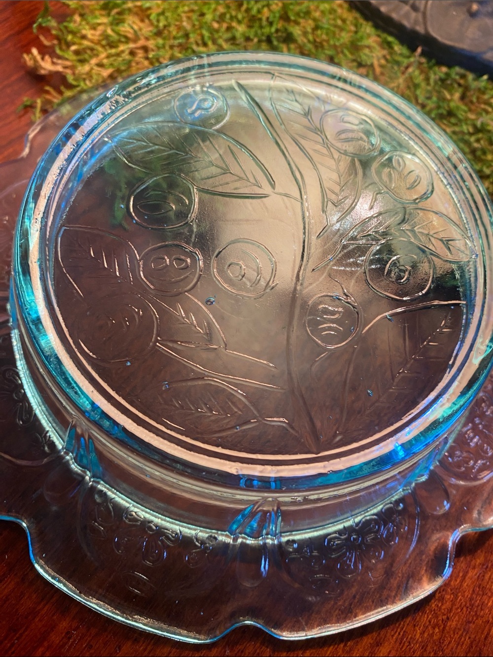 Vintage Federal Glass "Madrid" Pattern Covered Butter Dish - Picture 9 of 9